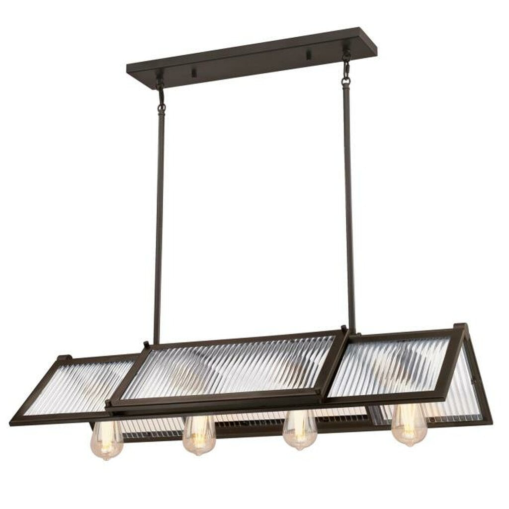 Westinghouse 6577200 Chandelier Fixture Finn 4 Light Oil R