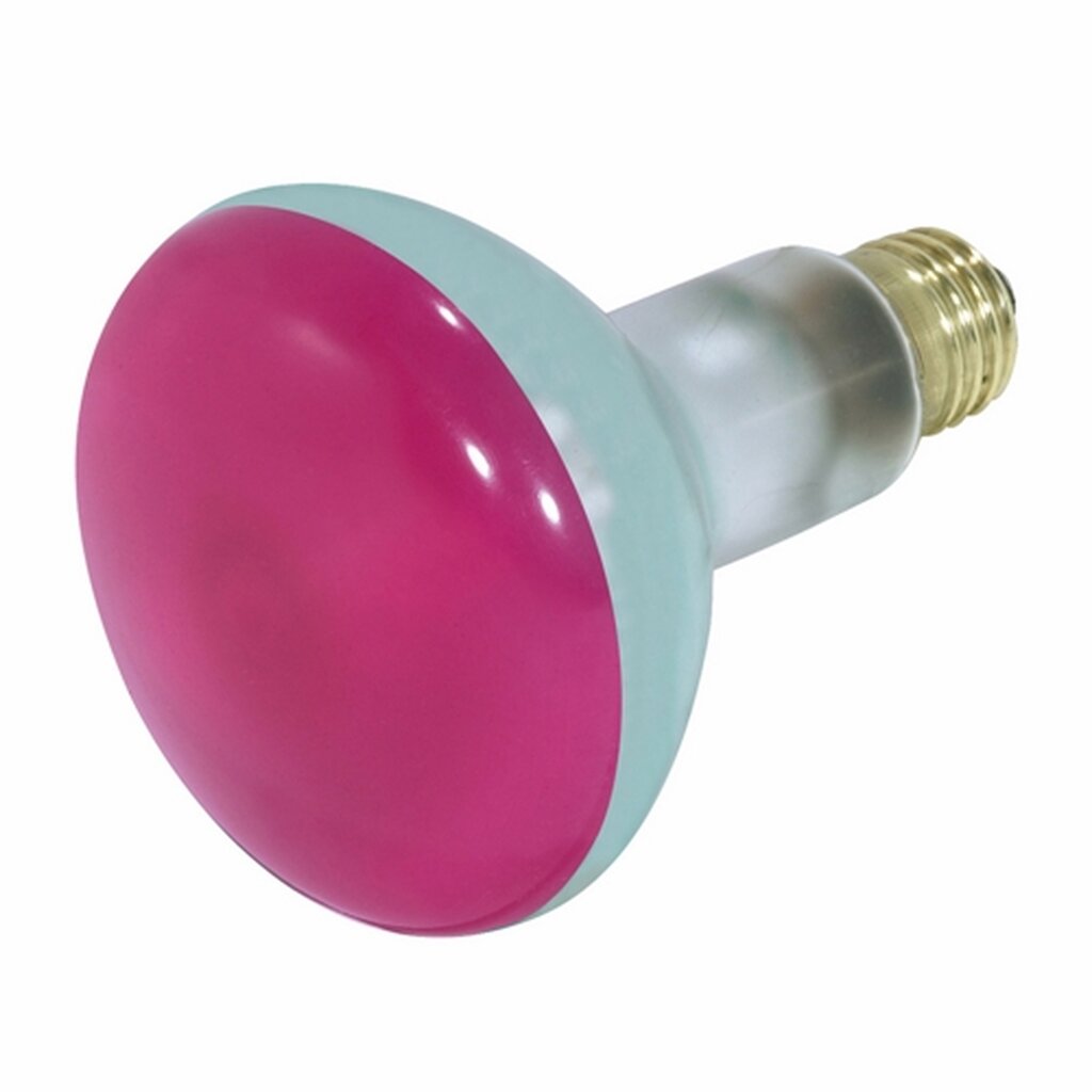 12 pack - Satco S3213 75W BR30 Soft Pink Incandescent Light Bulb