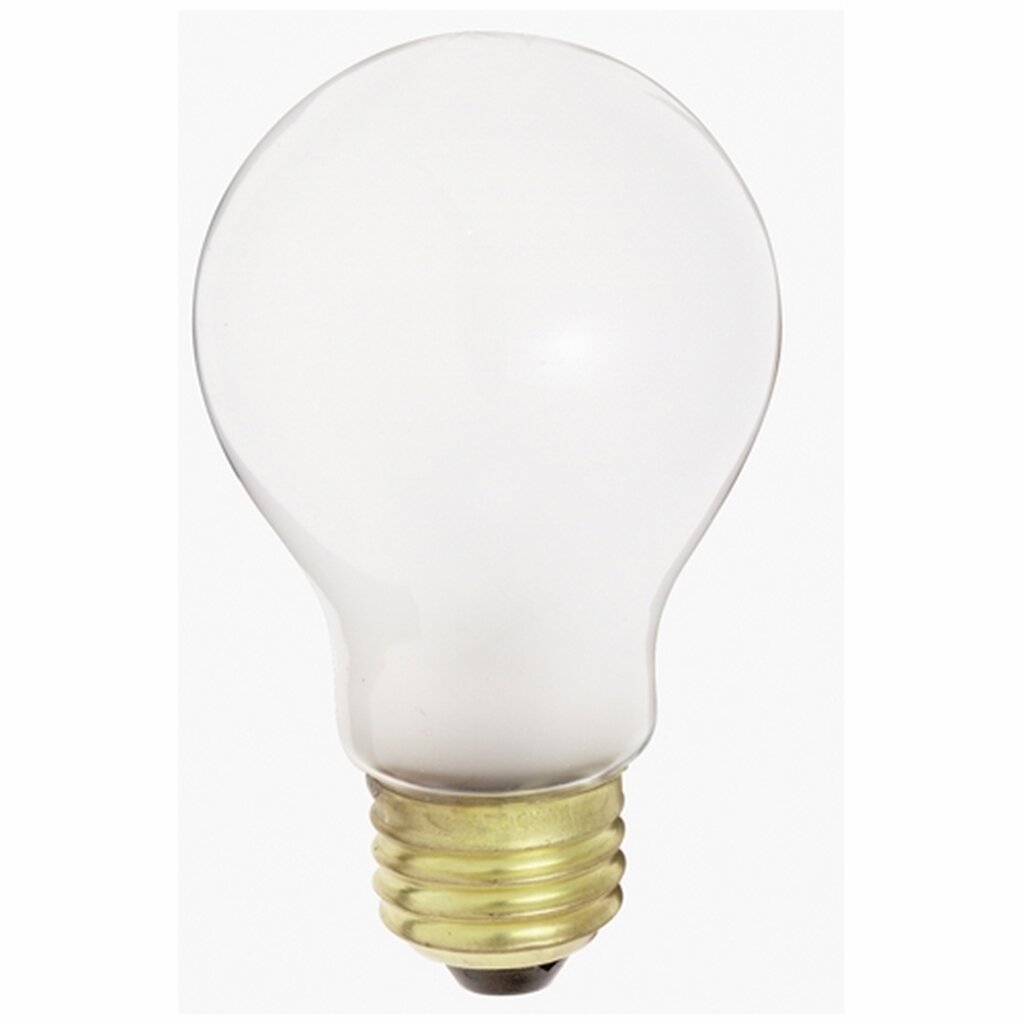 6 pack - Satco S5021 50W A19 Warm White 34 Volt Incandescent