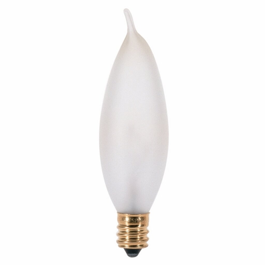 Satco A3678 25W CA8 Warm White Incandescent Light Bulb