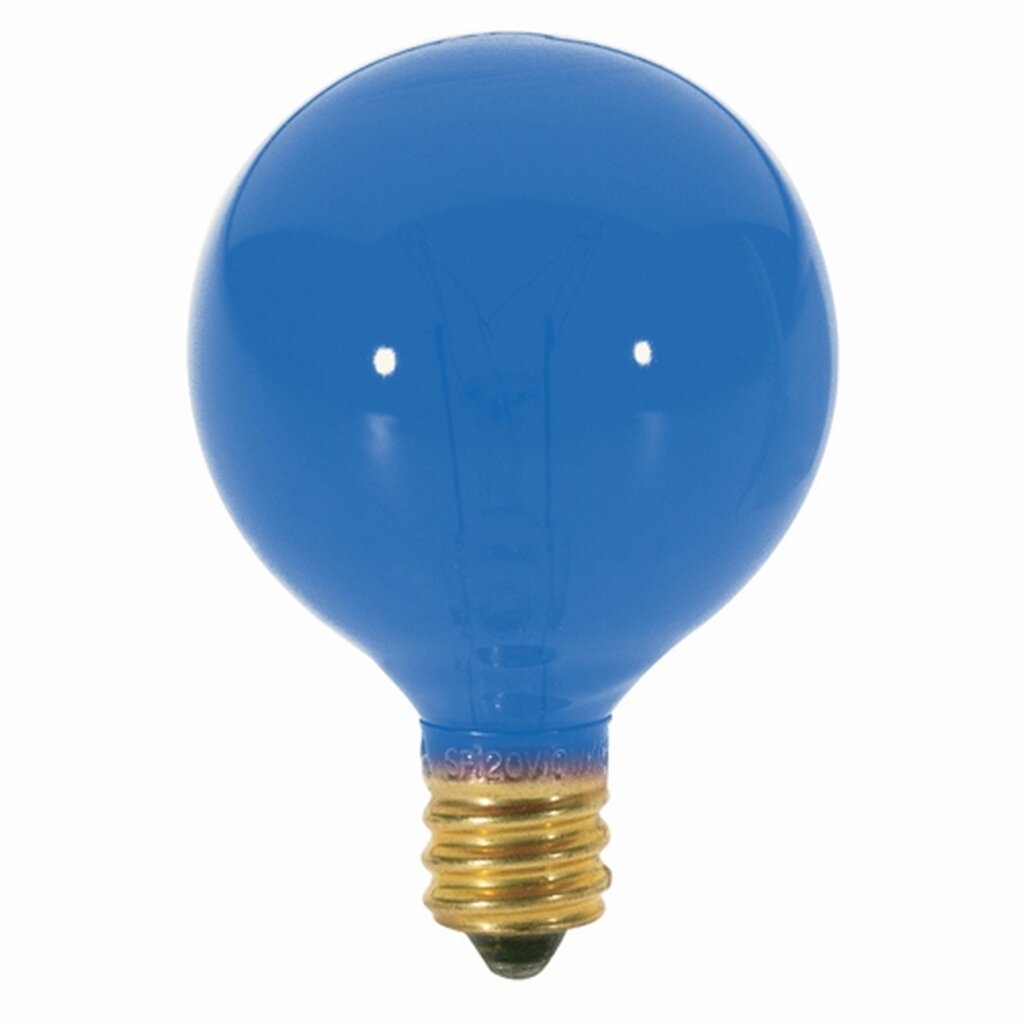 25 pack - Satco S3834 10W G12.5 Blue Light Bulb