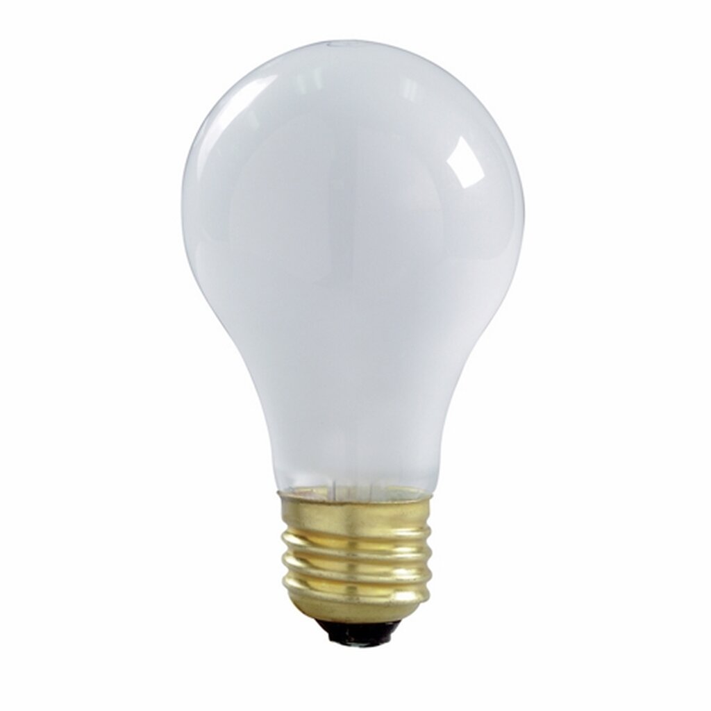 120 pack - Satco S6010 100W A19 Warm White LEFT HAND THREAD