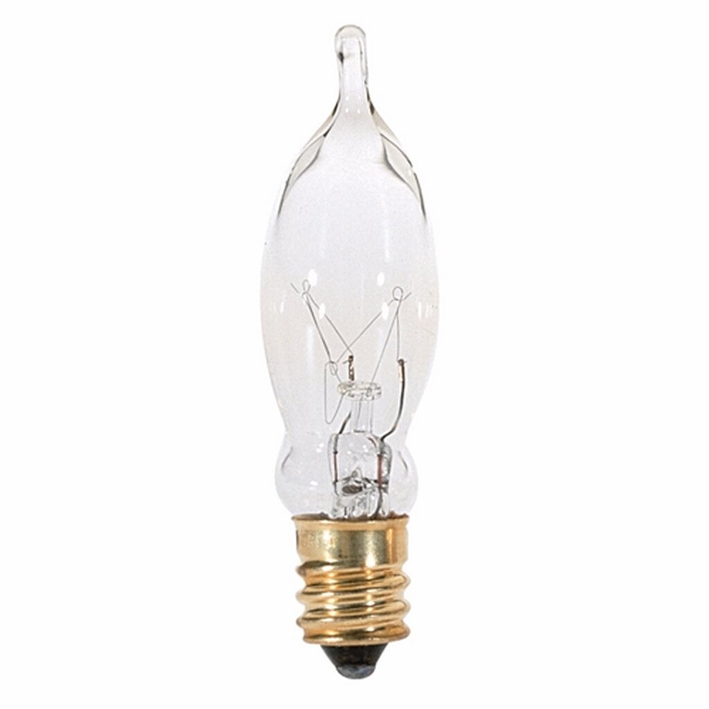 50 pack - Satco S3241 7.5W CA5 Warm White Incandescent Light Bulb