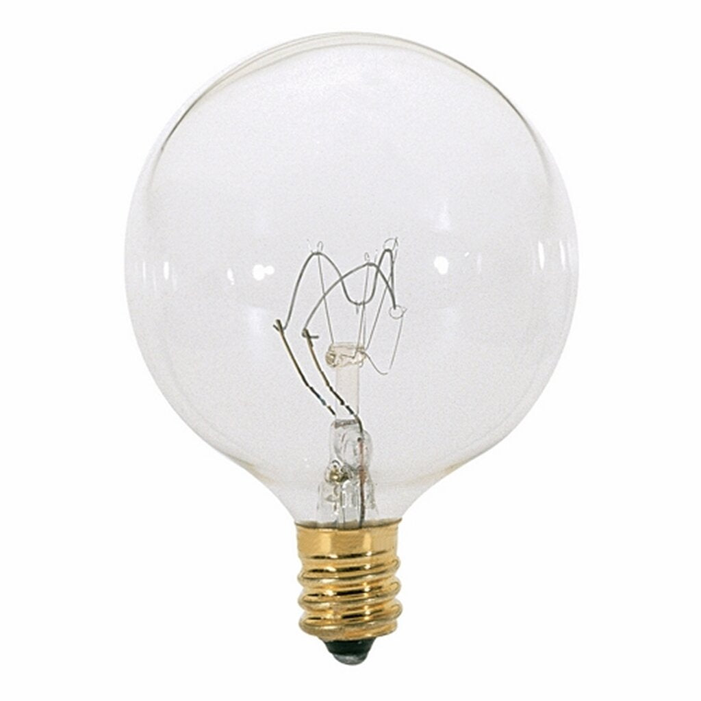 Satco A3921 15W G16.5 Warm White Incandescent Light Bulb