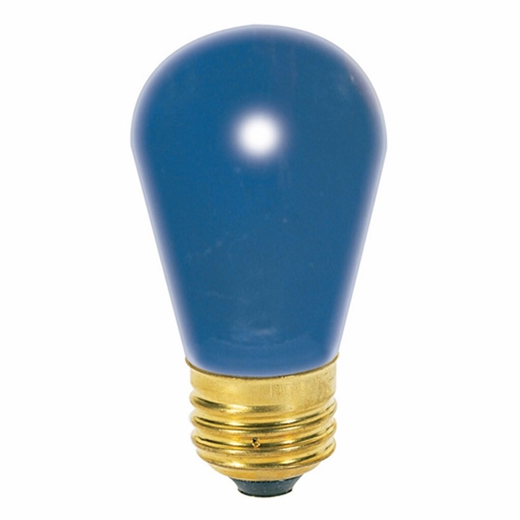 4 pack - Satco S3963 11W S14 Blue Light Bulb