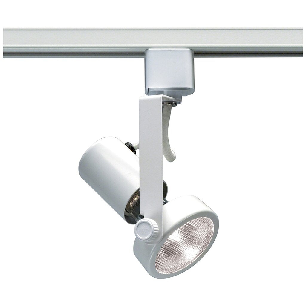 Satco TH220 Track Head Fixture 1 Light - PAR20 Gimbal Ring White