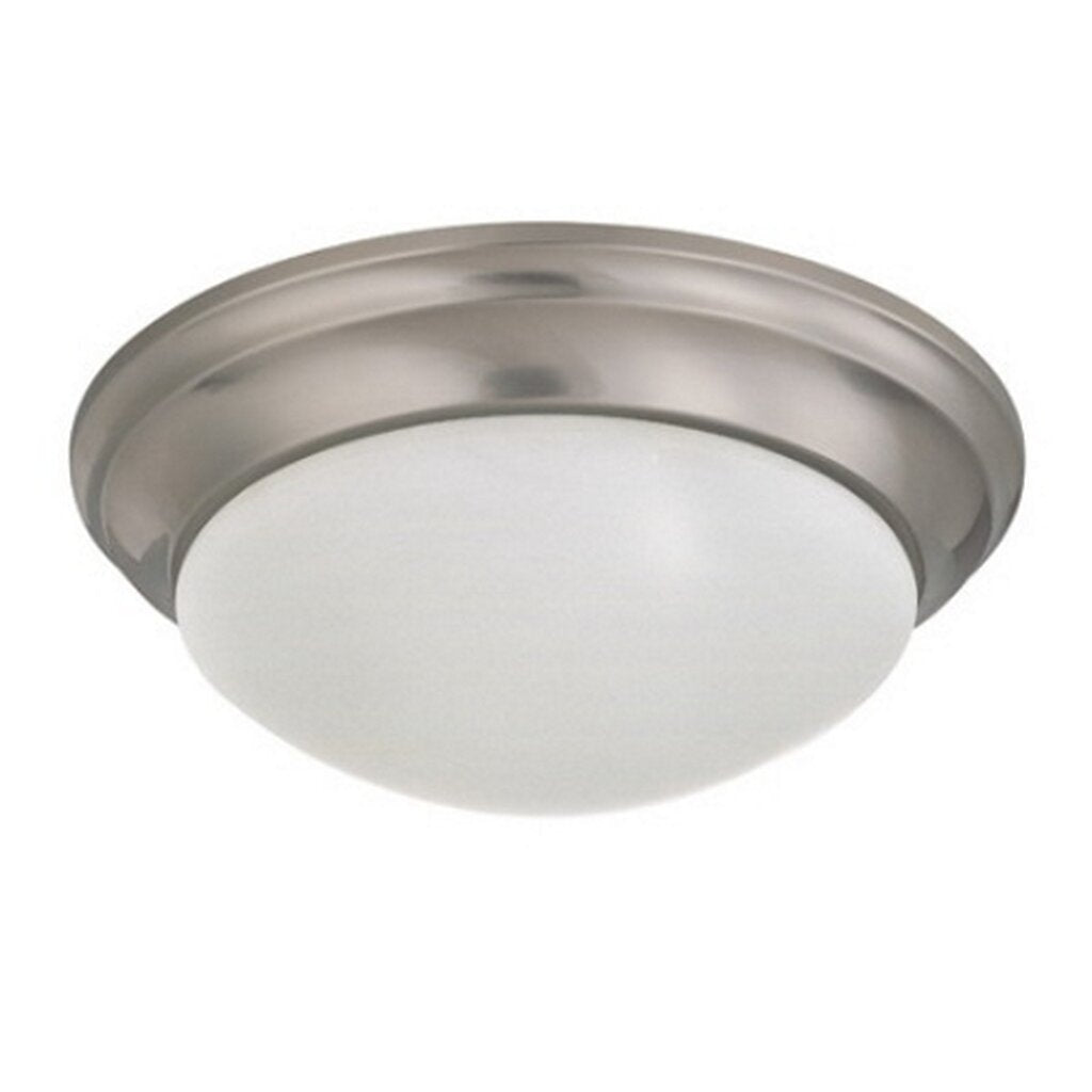 Satco 60-3272 Flush Mount Fixture 2 Light; 14 in.; Twist and Lock with