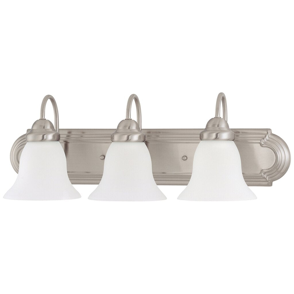 Satco 60-3279 Vanity Fixture Ballerina; 3 Light; 24 in.; with Frosted