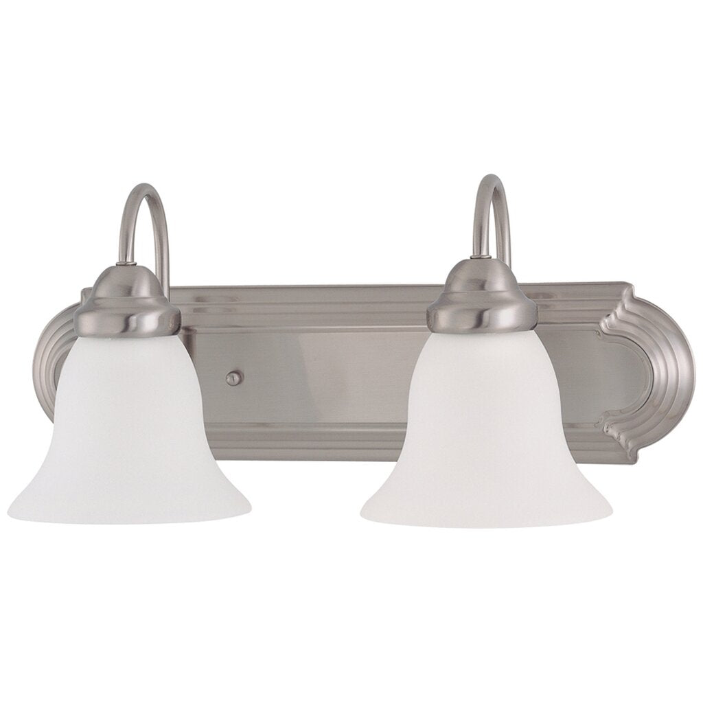 Satco 60-3278 Vanity Fixture Ballerina; 2 Light; 18 in.; with Frosted