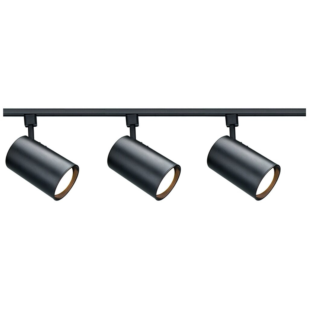 Satco TK319 Track Kit Fixture 3 Light - R30 Straight Cylinder 4 foot