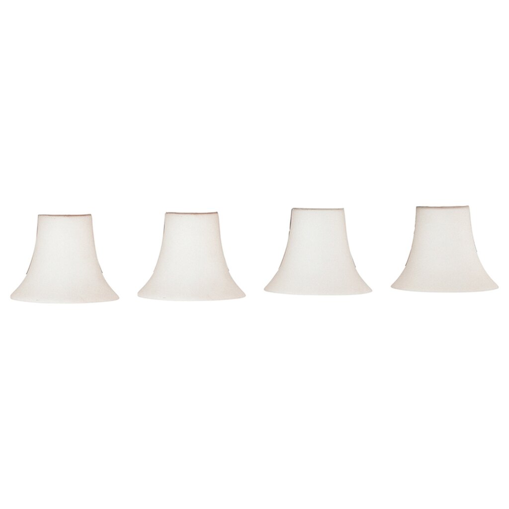 Satco 60-1835 Vanity Fixture Dupont; 4 Light; with Satin White Glass