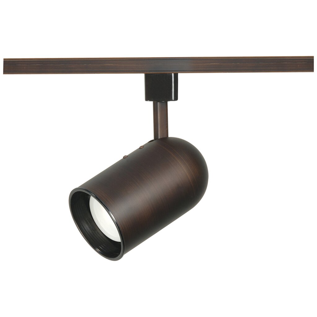 Satco TH345 Track Head Fixture 1 Light - R20 Bullet Cylinder Russet