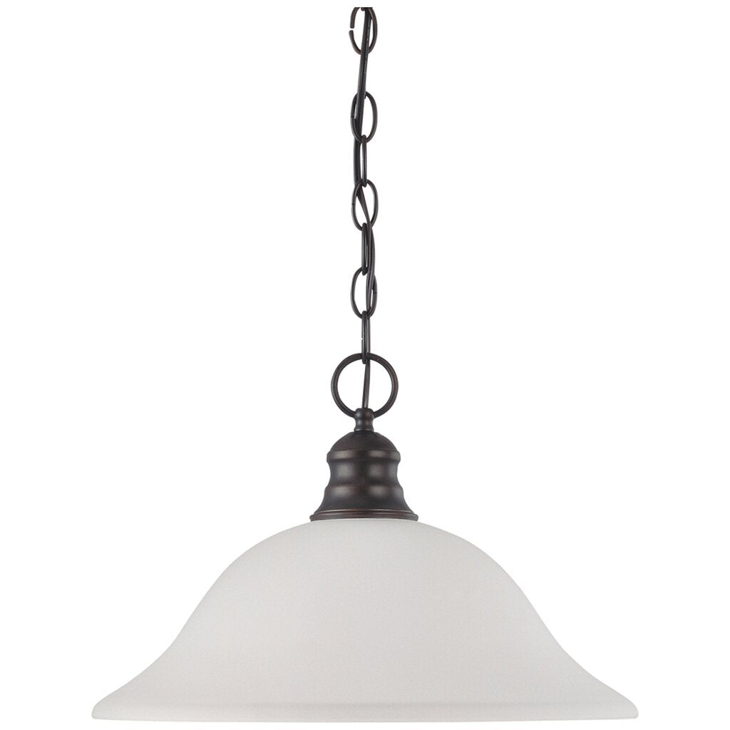 Satco 60-3173 Pendant Fixture 1 Light; 16 in.; with Frosted White