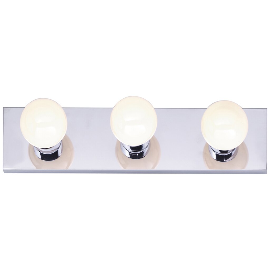 Satco 77/192 Fixture 3 Light - 18 Vanity Strip Polished Chrome