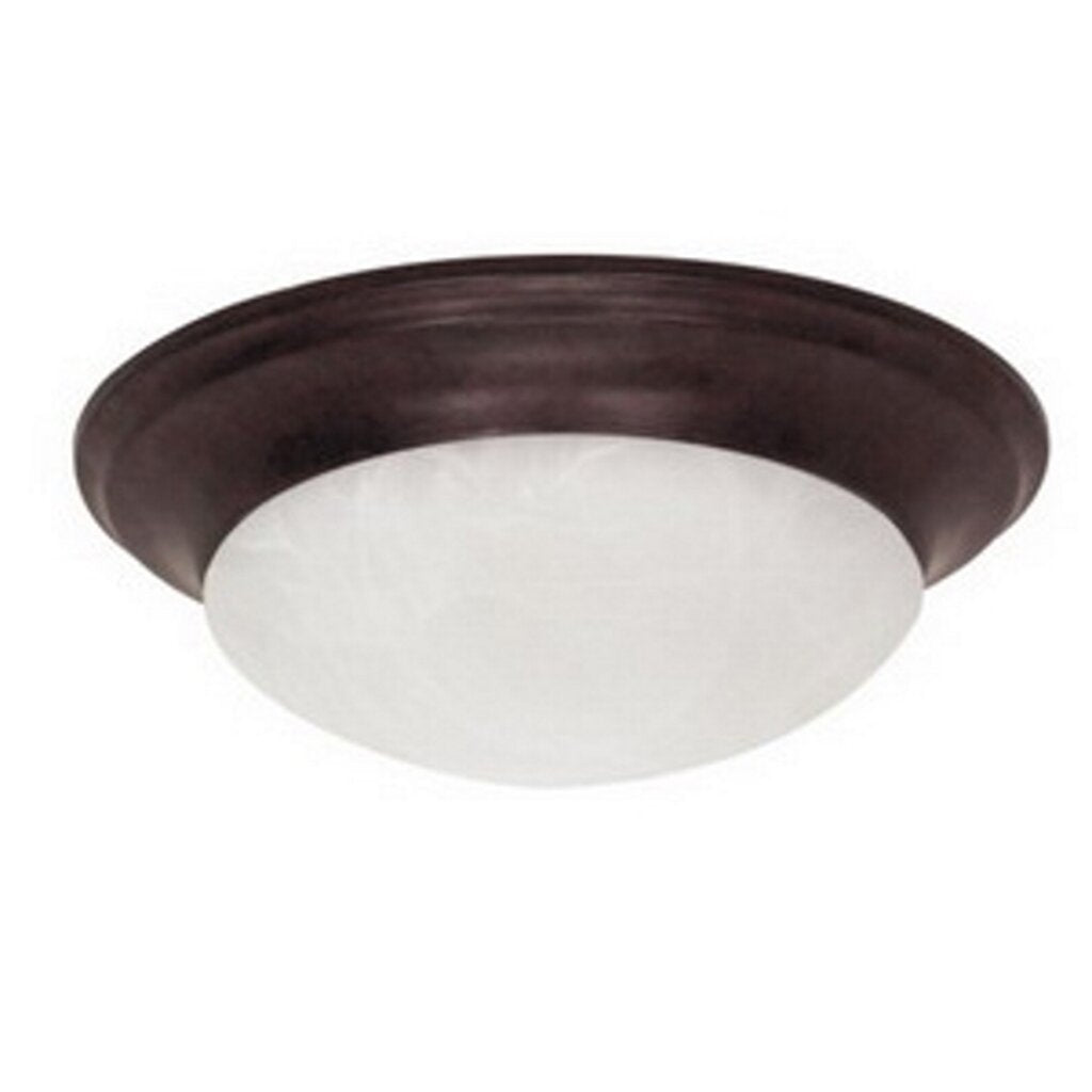 Satco 60-280 Flush Mount Fixture 1 Light; 12 in.; Twist and Lock with