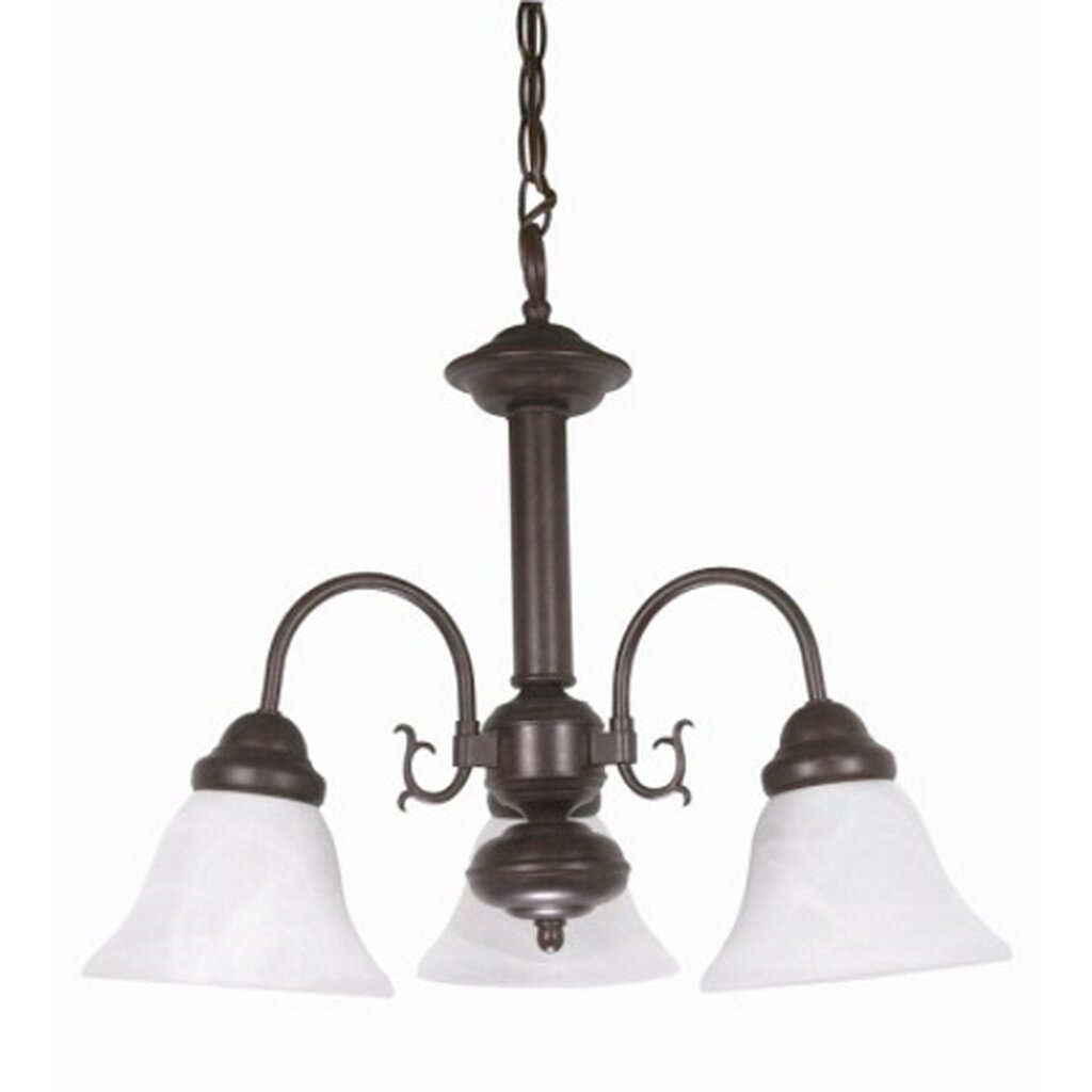 Satco 60-184 Chandelier Fixture Ballerina; 3 Light; 20 in.; with
