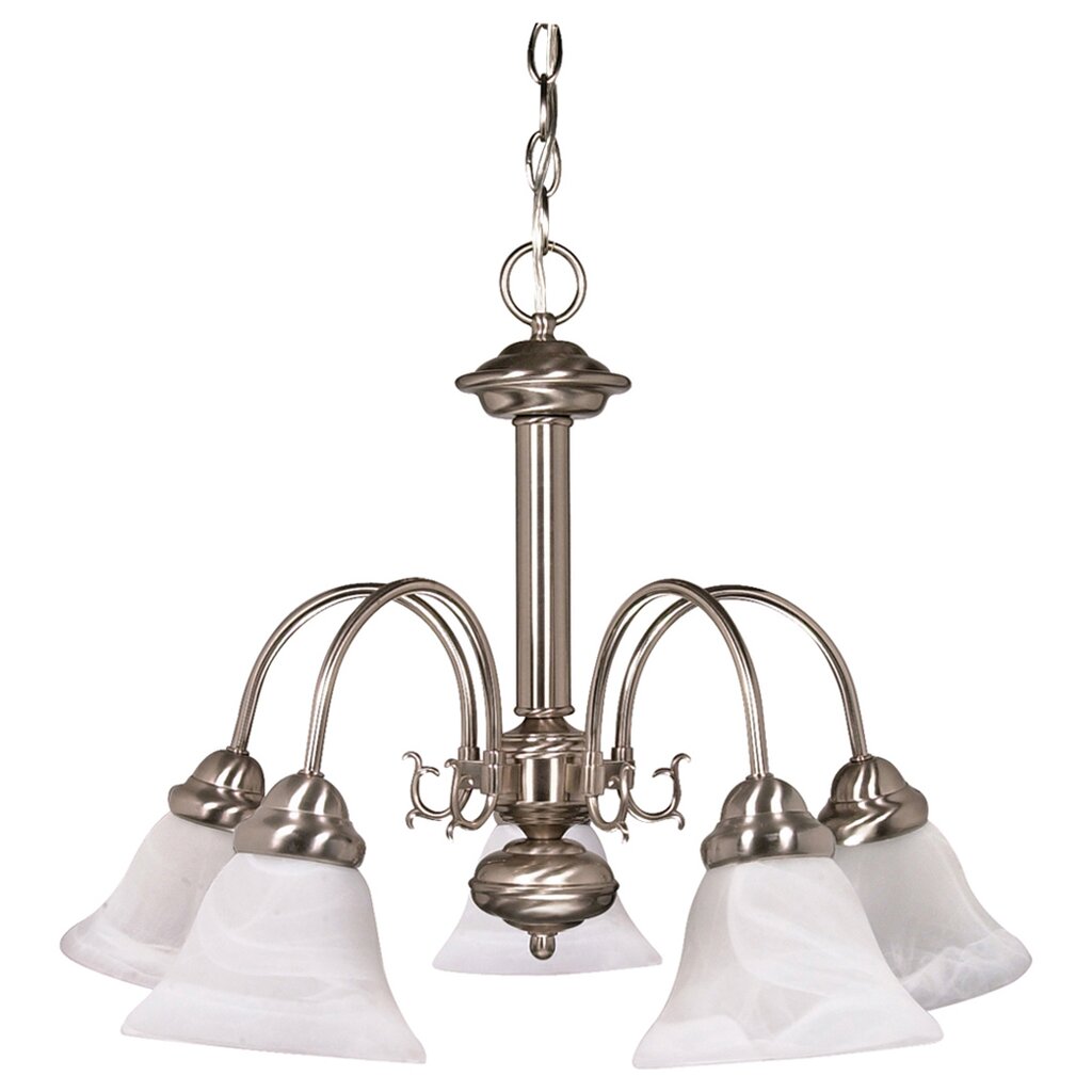 Satco 60-181 Chandelier Fixture Ballerina; 5 Light; 24 in.; with