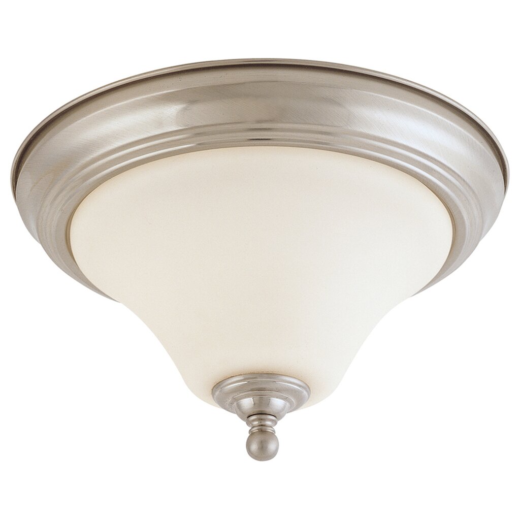 Satco 60-1824 Flush Mount Fixture Dupont; 1 Light; 11 in.; with Satin