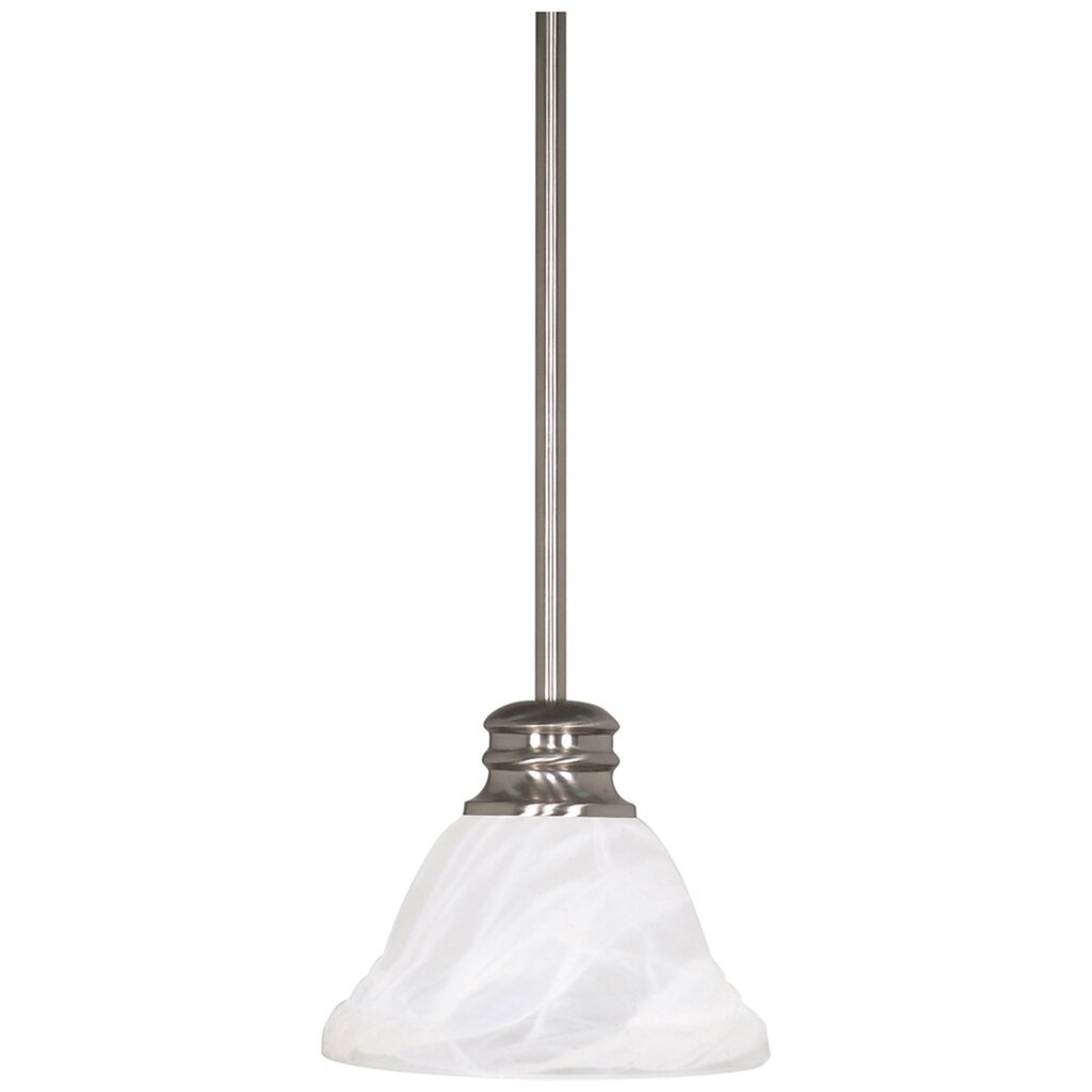 Satco 60-365 Mini Pendant Fixture Empire; 1 Light; 7 in.; with Hang