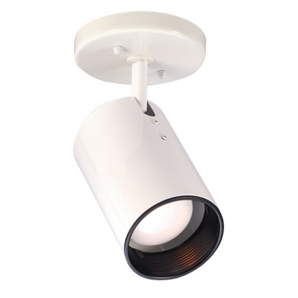 Satco 76/412 Fixture 1 Light - R20 Straight Cylinder White