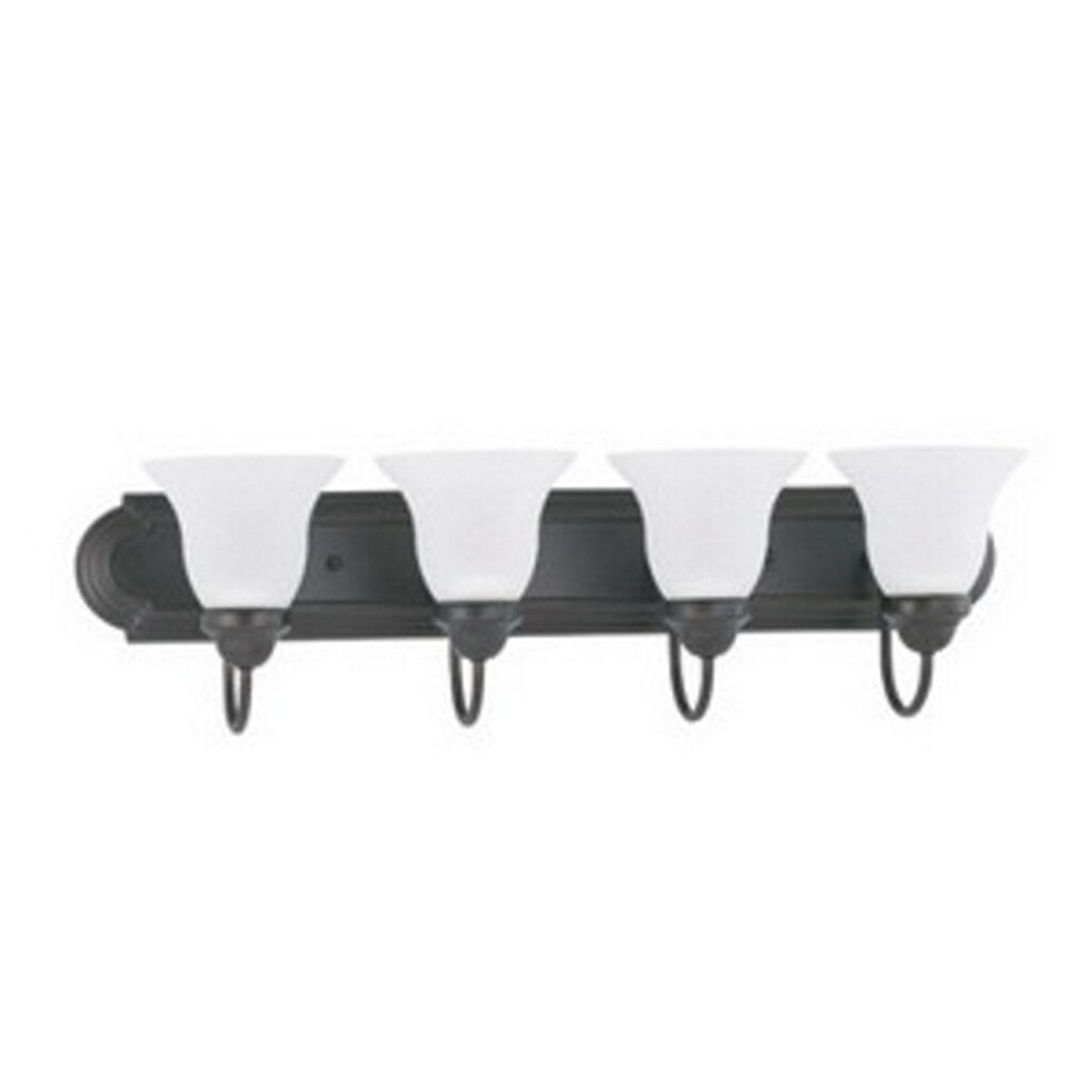 Satco 60-3163 Vanity Fixture Ballerina; 4 Light; 30 in.; with Frosted