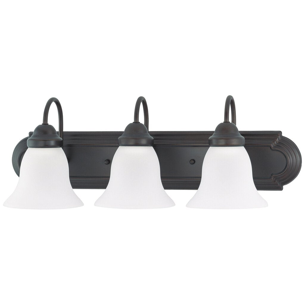Satco 60-3162 Vanity Fixture Ballerina; 3 Light; 24 in.; with Frosted