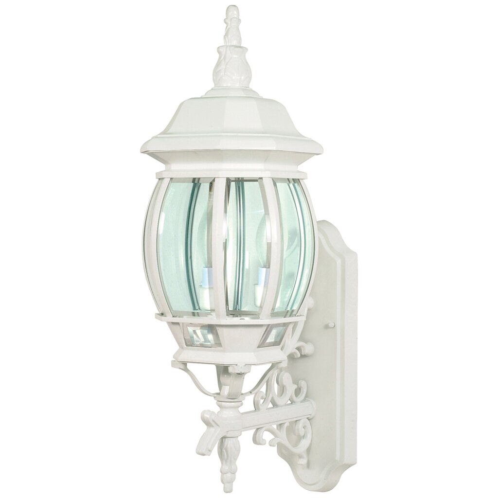Satco 60-888 Wall Lantern Fixture Central Park; 3 Light; 22 in.; with