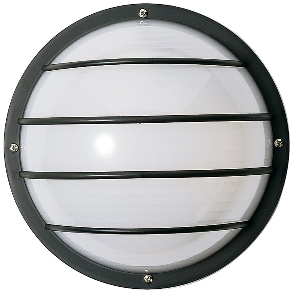 Satco 77/861 Fixture 1 Light - 10 Round Cage Wall Polysynthetic Body