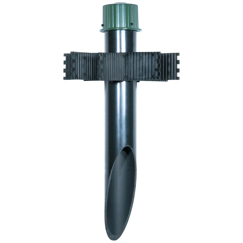 Satco 76/638 Fixture Mounting Post; 2" Diameter; Green Finish