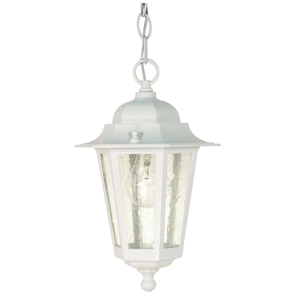Satco 60-991 Hanging Lantern Fixture Cornerstone; 1 Light; 13 in.;