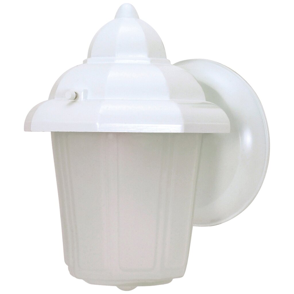 Satco 60-639 Wall Lantern Fixture 1 Light; 9 in.; Hood Lantern with