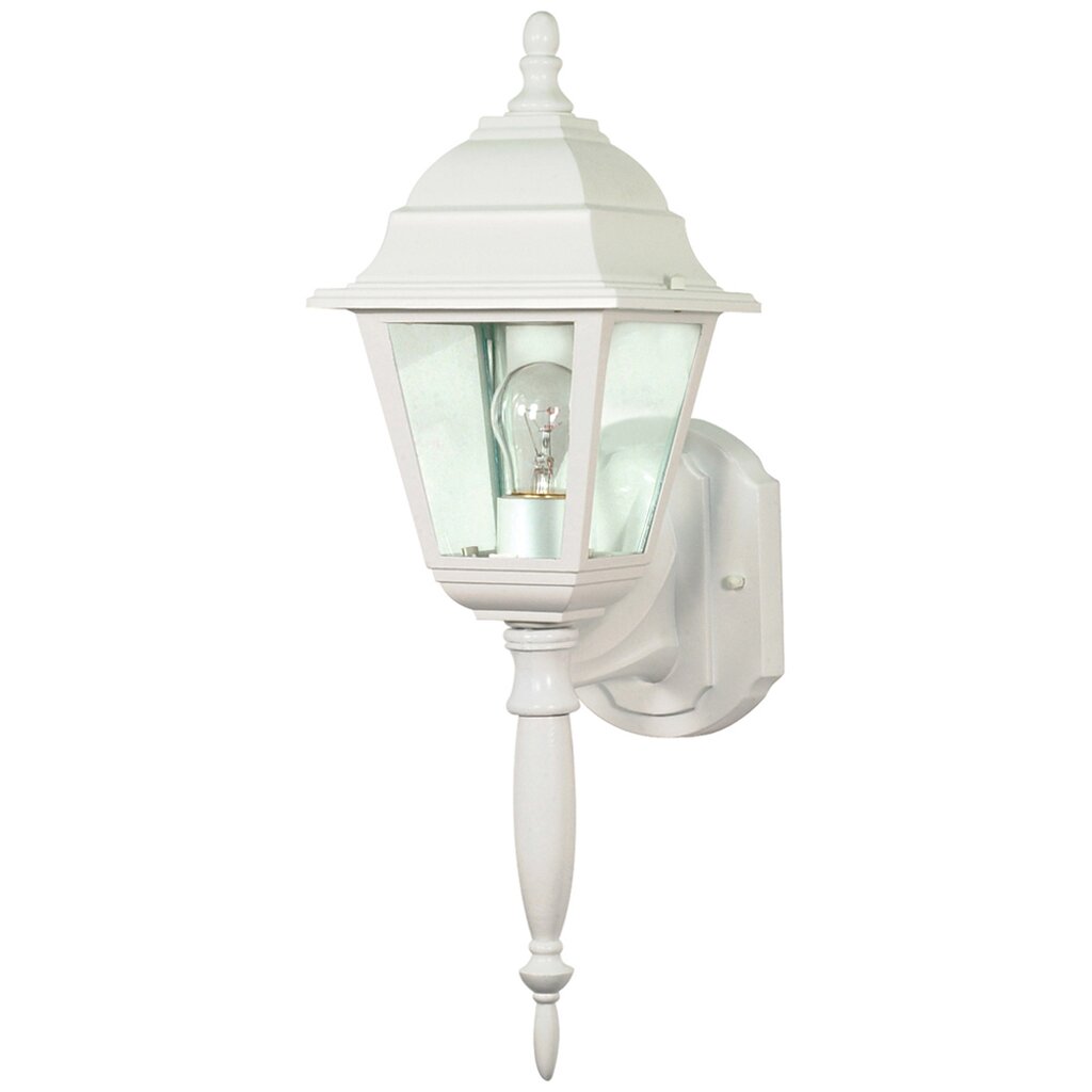 Satco 60-540 Wall Lantern Fixture Briton; 1 Light; 18 in.; with Clear