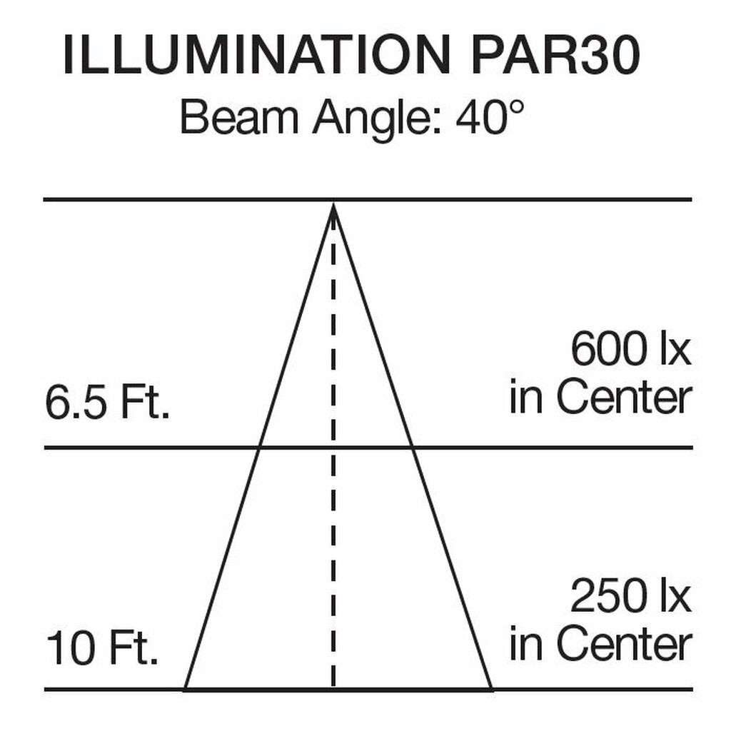 6 pack - Satco S29764 21.5W PAR30 Long LED Light Bulb