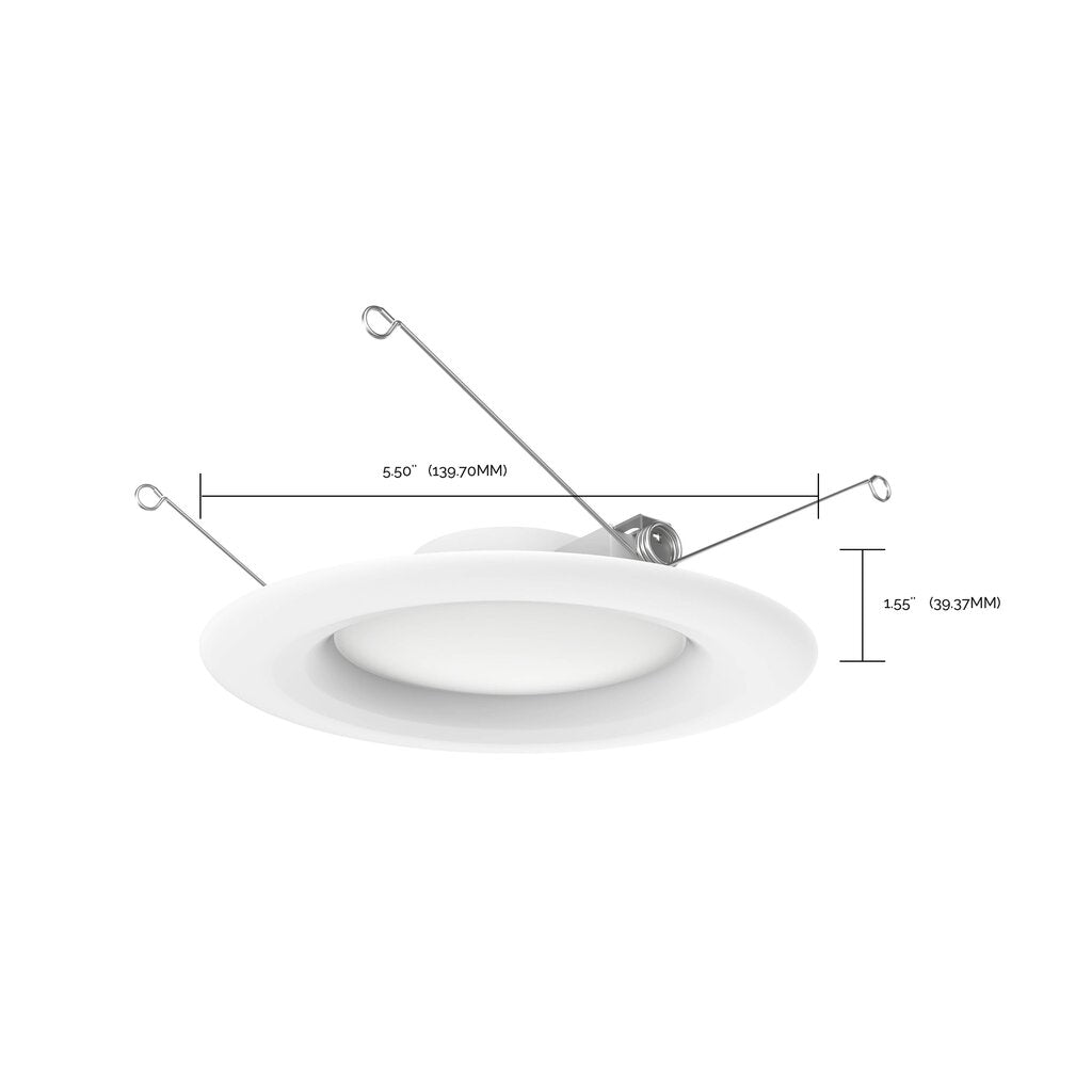 Satco S11641 9.2W LED Downlight Retrofit Fixture 5-6 inch; 90 CRI;