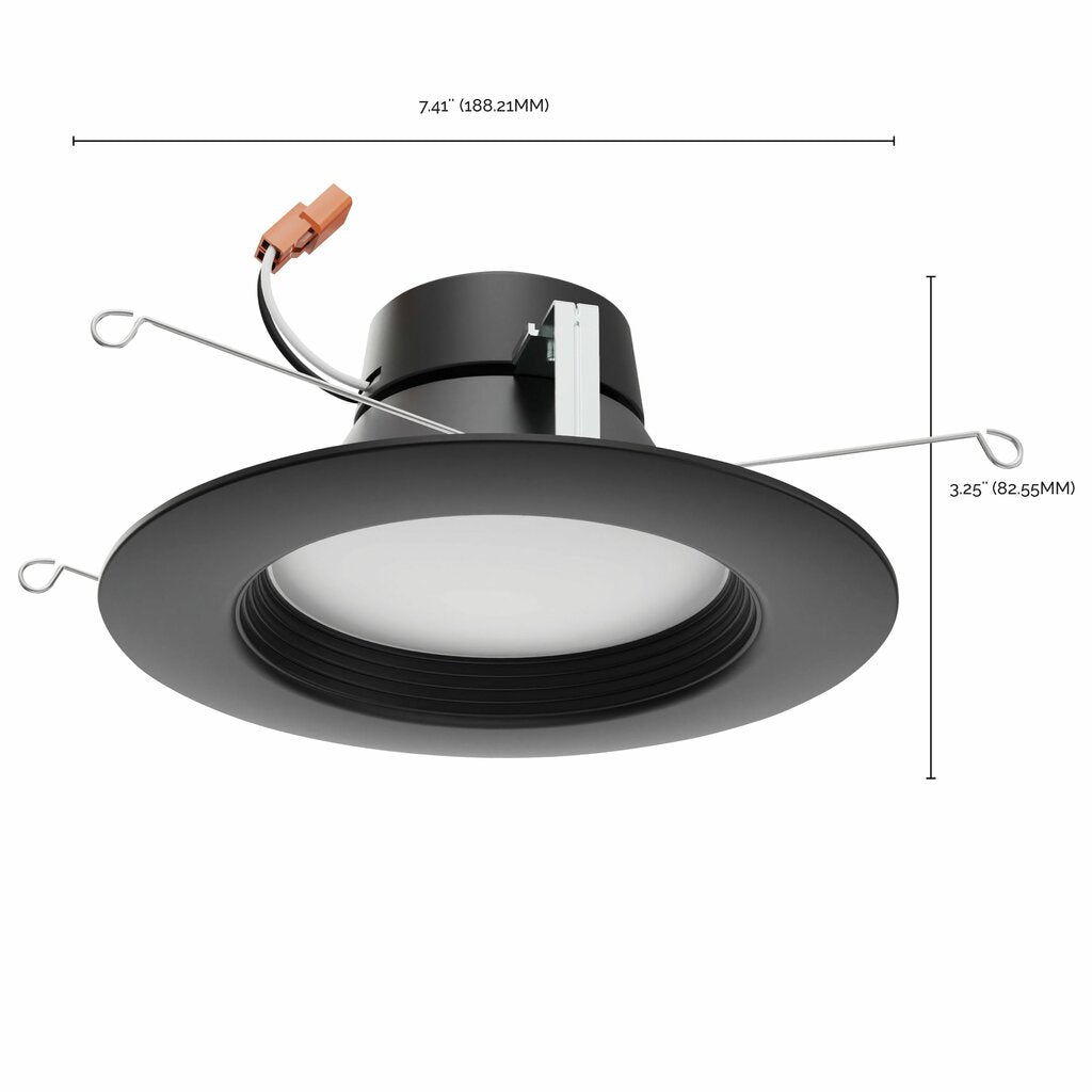 Satco S11835 9W LED Downlight Retrofit Dimmable Fixture 5 Inch - 6