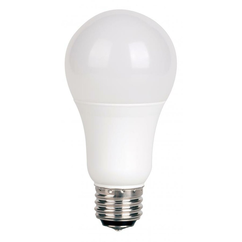 6 pack - Satco S8571 3W/9W/12W A19 LED Light Bulb