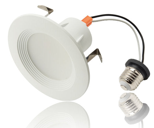 LED One DL4 120V 8.6W 65WE 940 E26 DIM ES WH 8.6W LED Dimmable Fixture