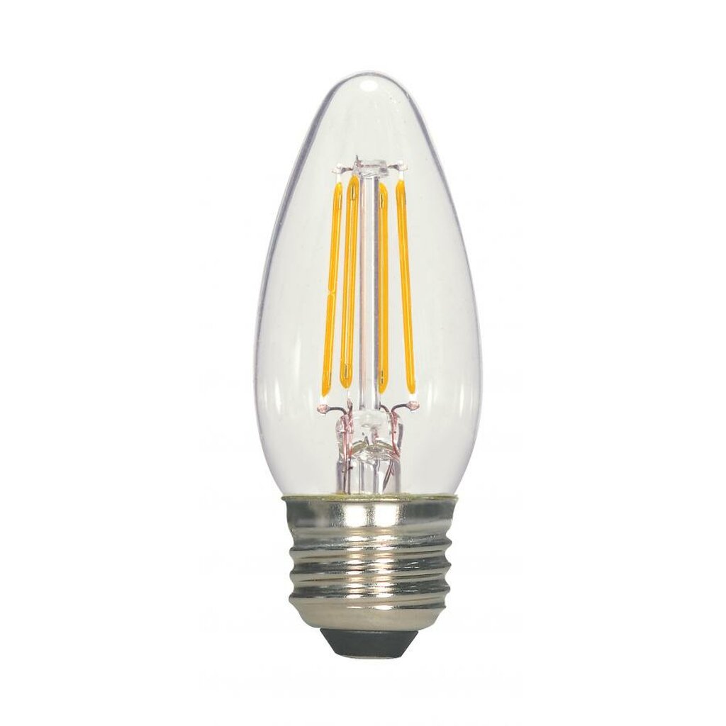 Satco S8609 4.5W C11 Warm White LED Light Bulb