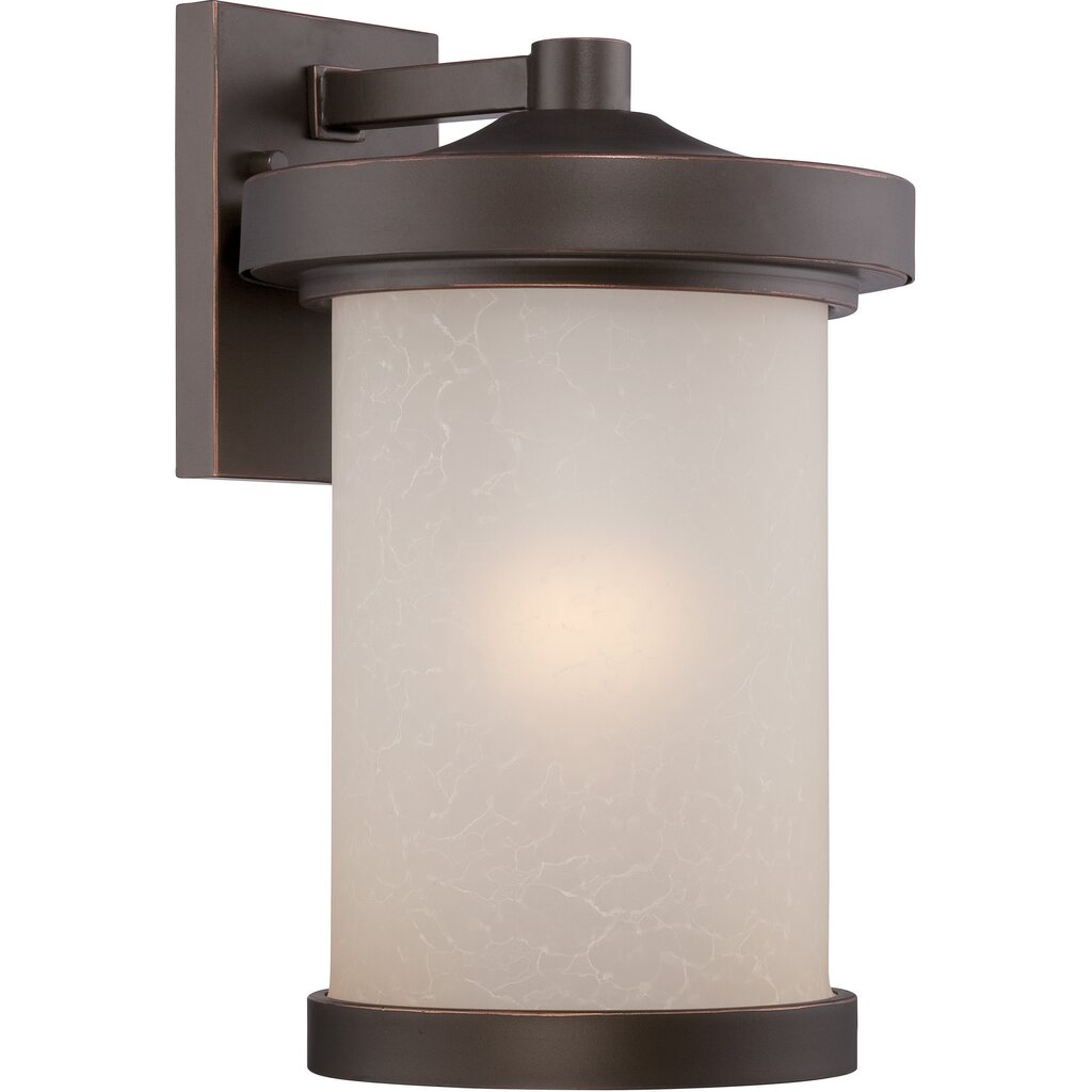 Satco 62-642 60W LED Wall Lantern Fixture Diego; Outdoor Large Wall