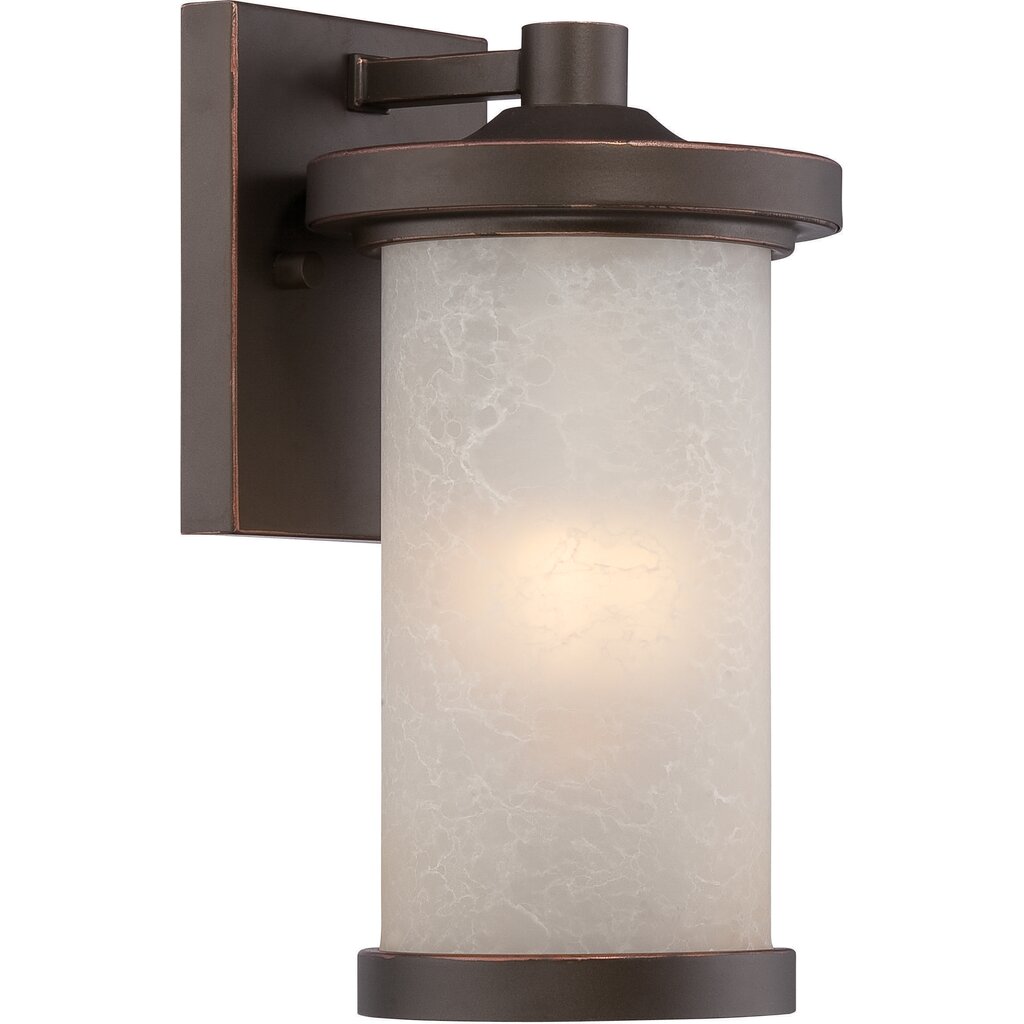 Satco 62-641 60W LED Wall Lantern Fixture Diego; Outdoor Small Wall
