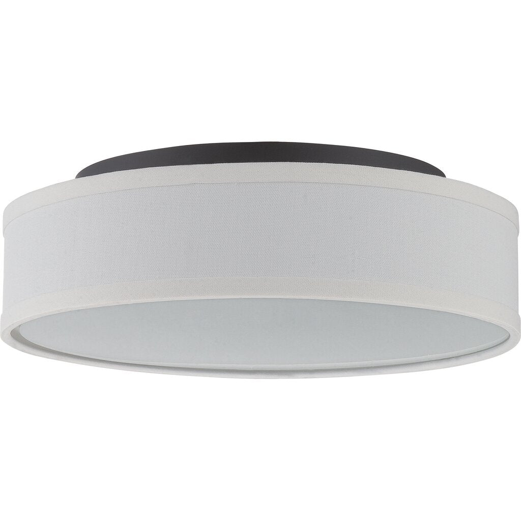 Satco 62-525 18W LED Flush Mount Fixture Heather; Flush with White