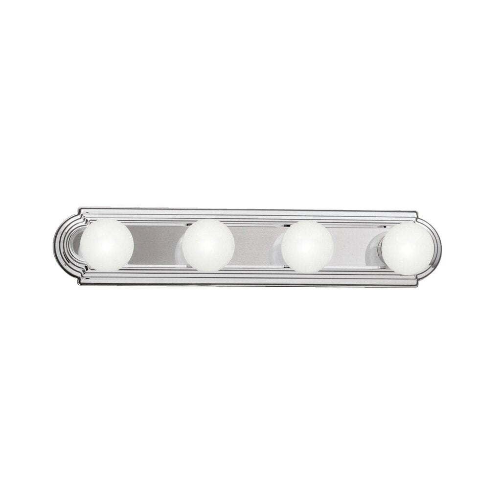 Kichler 5017CH Fixture The sleek design of this 4 light bath bar means