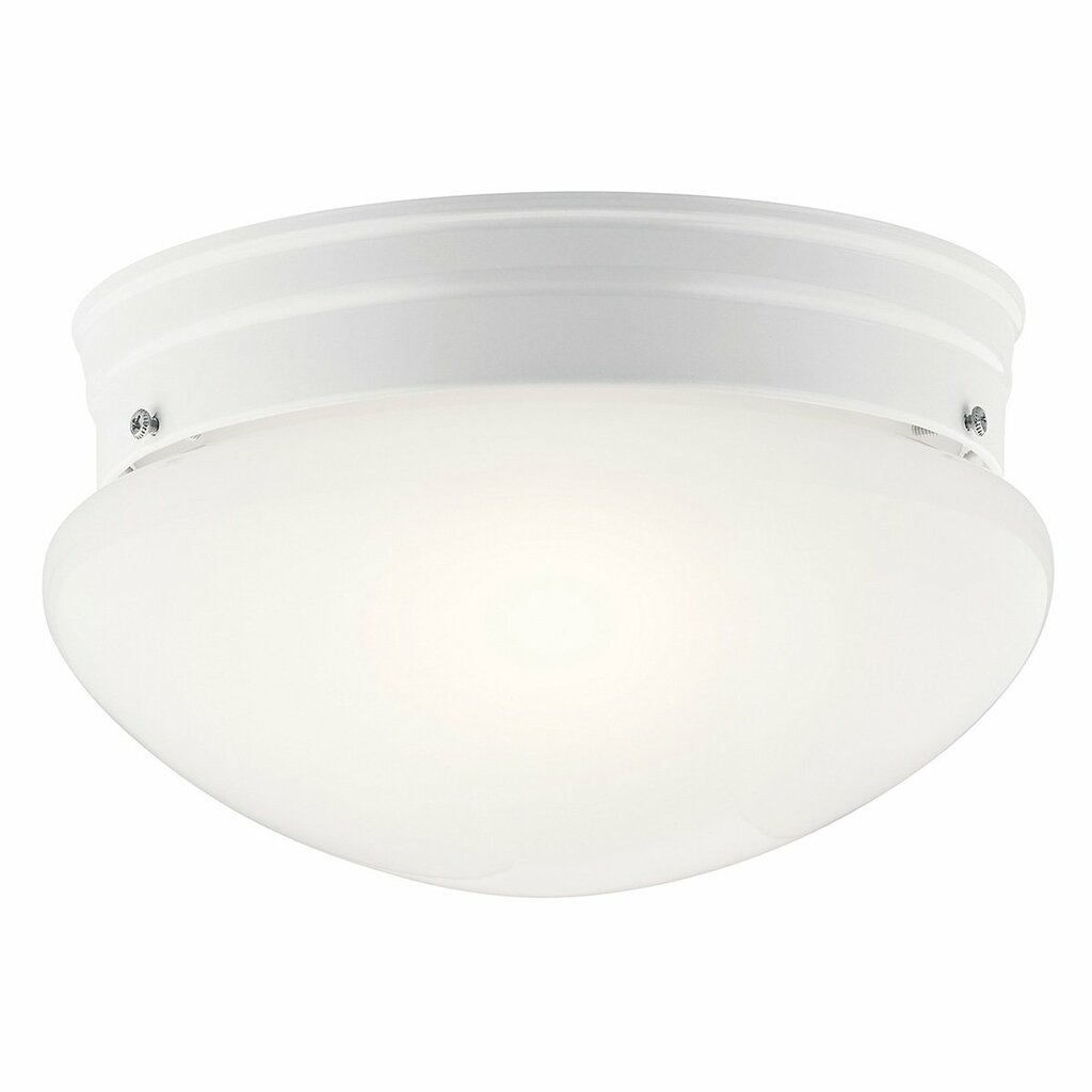 Kichler 209WH Fixture This clean ceiling light measures 9 in.in. in