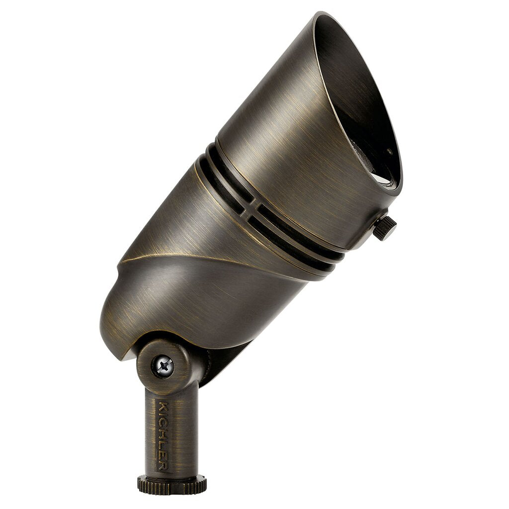 Kichler 16161CBR27 Fixture 12V accent 60 degree 500 lumen 3000K wide