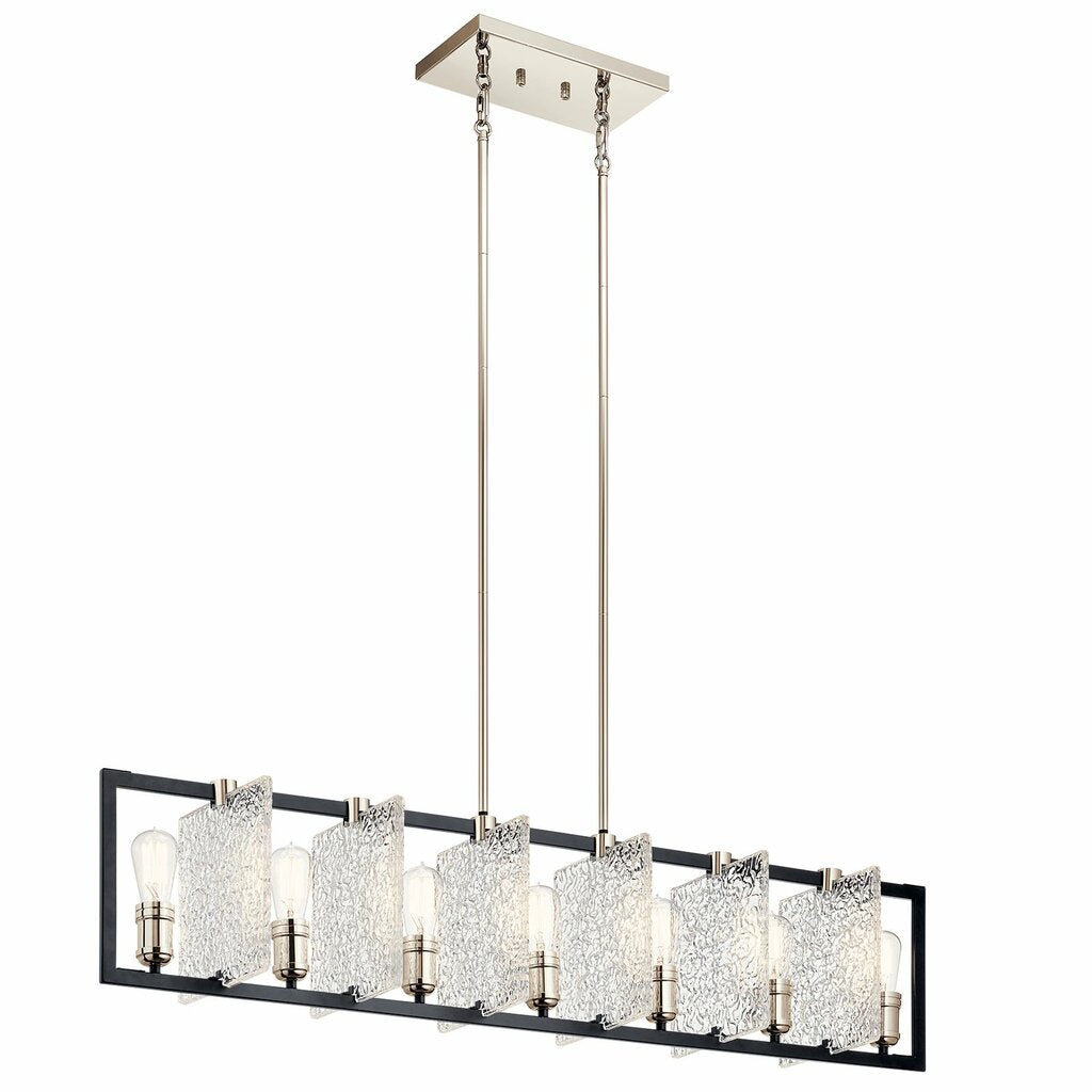 Kichler 43978BK Fixture With a nod towards industrial design The Forge