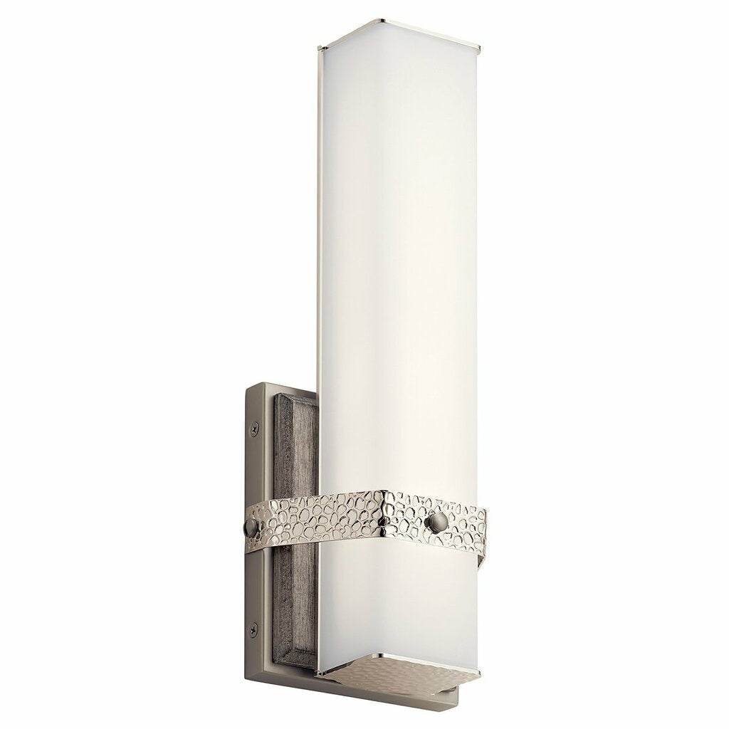 Kichler 45706PNLED Fixture A Distressed Antique Gray wood-look creates
