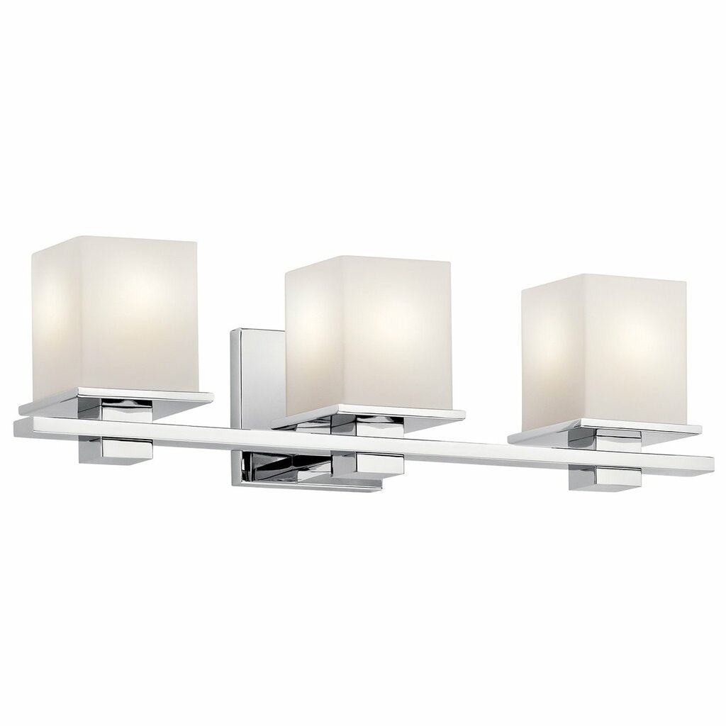 Kichler 45151CH Fixture The Tully(TM) 24in. 3 light Vanity features a