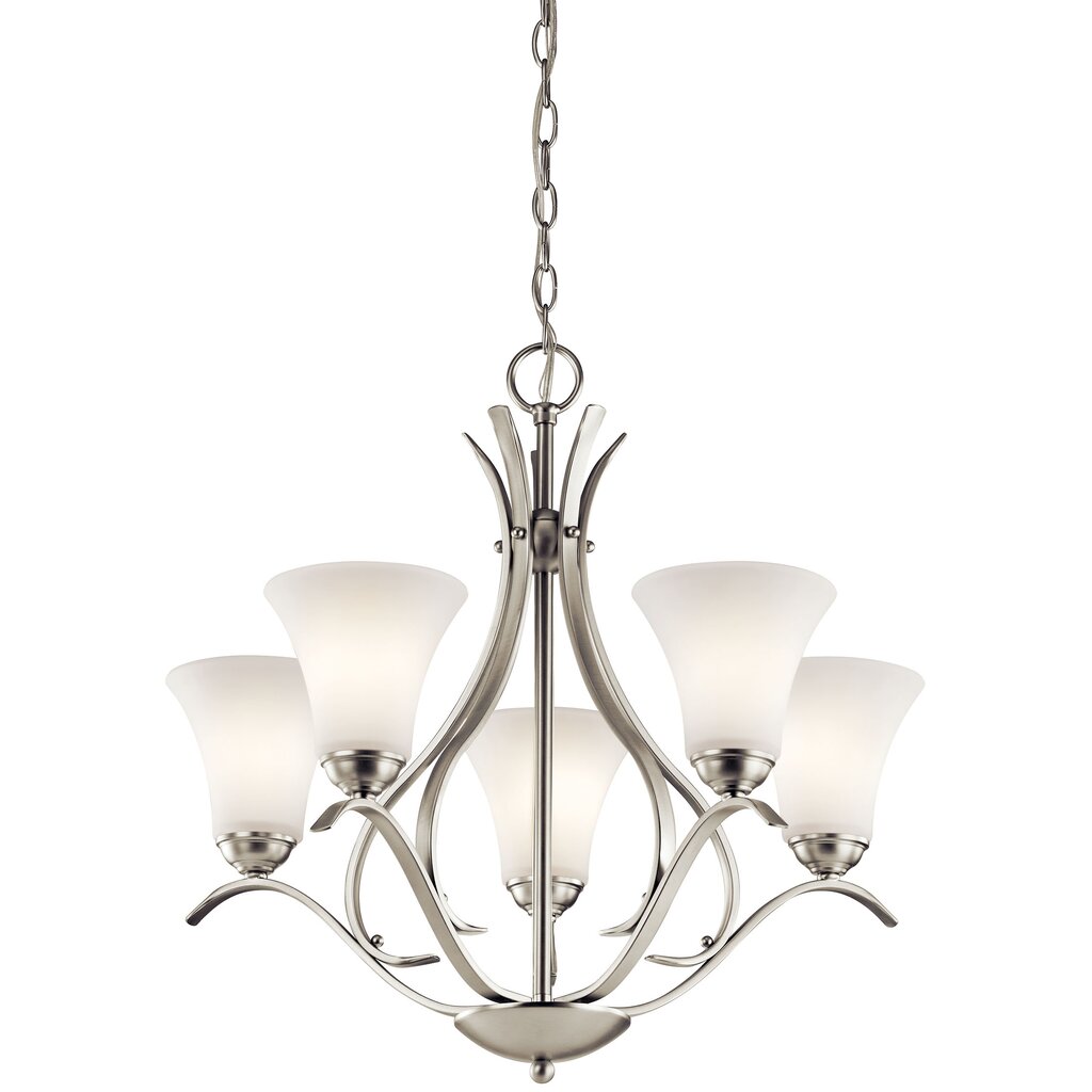 Kichler 43504NI Fixture You'll love how this 5 light chandelier from