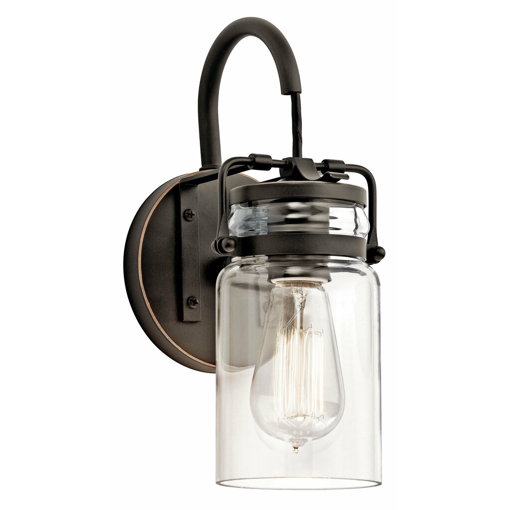 Kichler 45576OZ Fixture The vintage style of this 1 light wall sconce