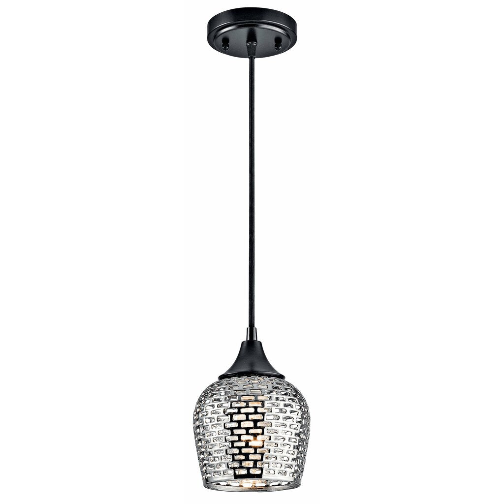 Kichler 43489BKSLV Fixture Lose yourself in the fine details of this 1